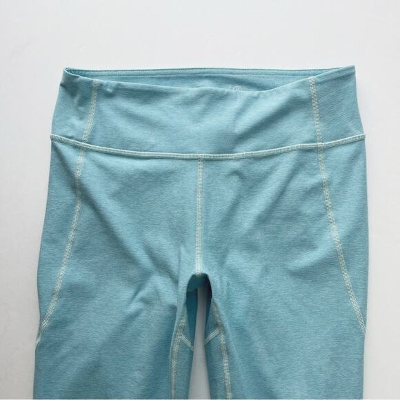 Outdoor Voices 3/4 Warmup High Rise Leggings Pool Blue - Picture 1 of 6